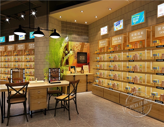 护肤化妆品展示柜厂家