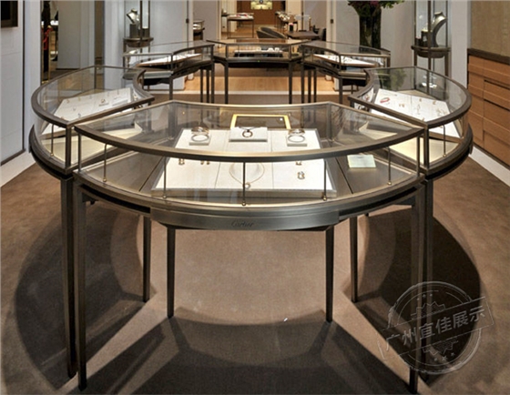 西安珠宝展柜圆形