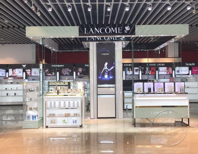 化妆品柜台展示柜定制