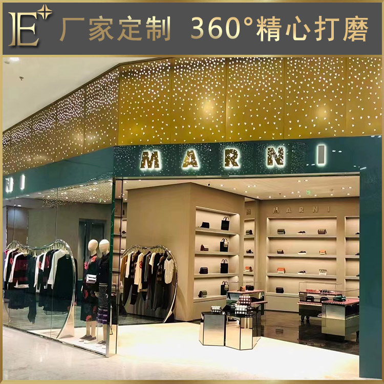 女装店铺货架设计